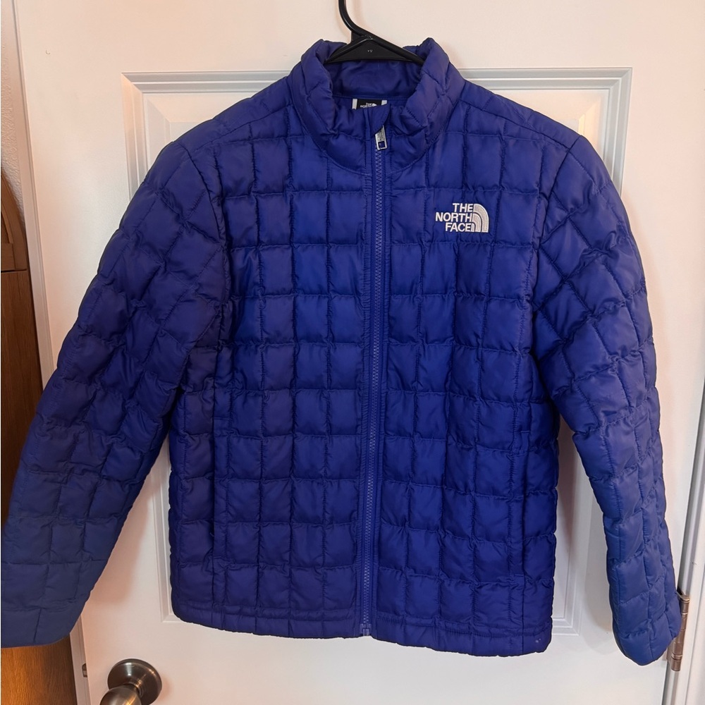 The North Face Kids Blue Quilted Puffer Jacket